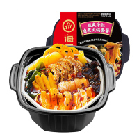 海底捞香辣素食自煮火锅400g*2+麻辣嫩牛自煮火锅415g+脆爽牛肚自煮火锅415g 两荤两素