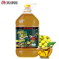 美津园粮油 食用油妈妈的小魔厨系列 物理压榨 非转基因食用油 纯香菜籽油5L