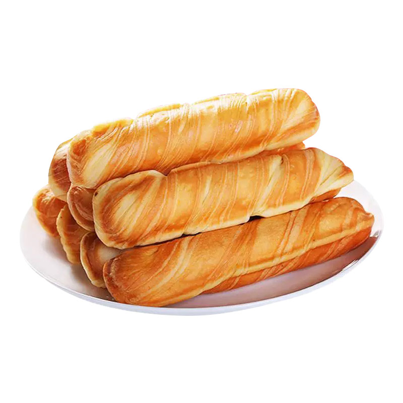 乐锦记奶香味箱装精选上等食材乐锦记原味手撕面包奶香早餐整箱撕棒独立包装代餐零食 700g高清大图