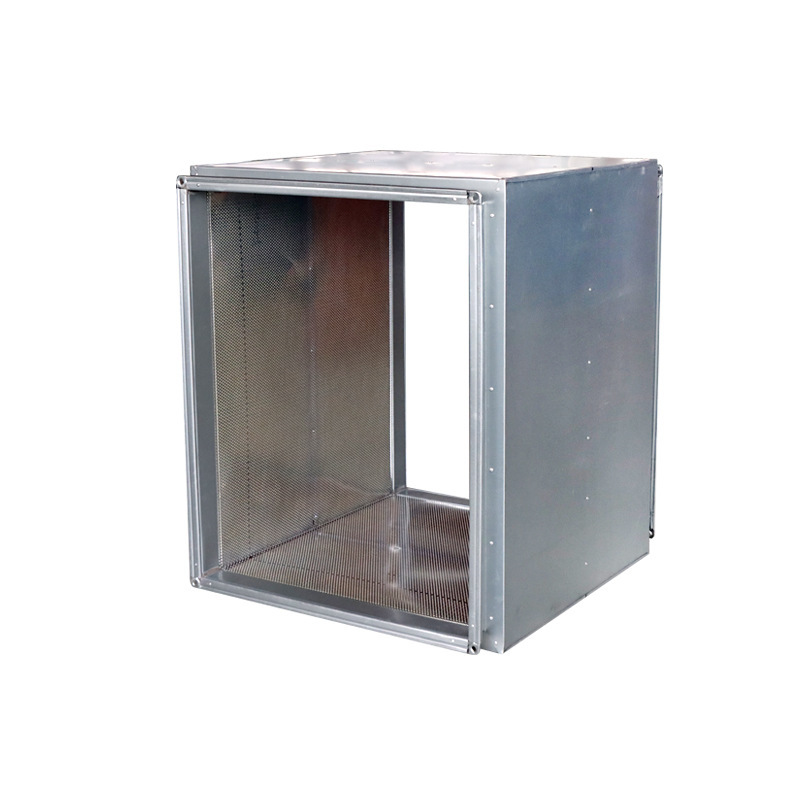 消音器1000*400*400不锈钢材质板材厚1.0mm管道消声静压消音器工业管道通风消音降噪设备