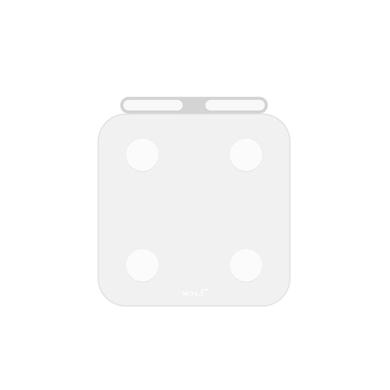 沃乐 智能双频八电极体脂秤 WOLO-DBBCA-300 白