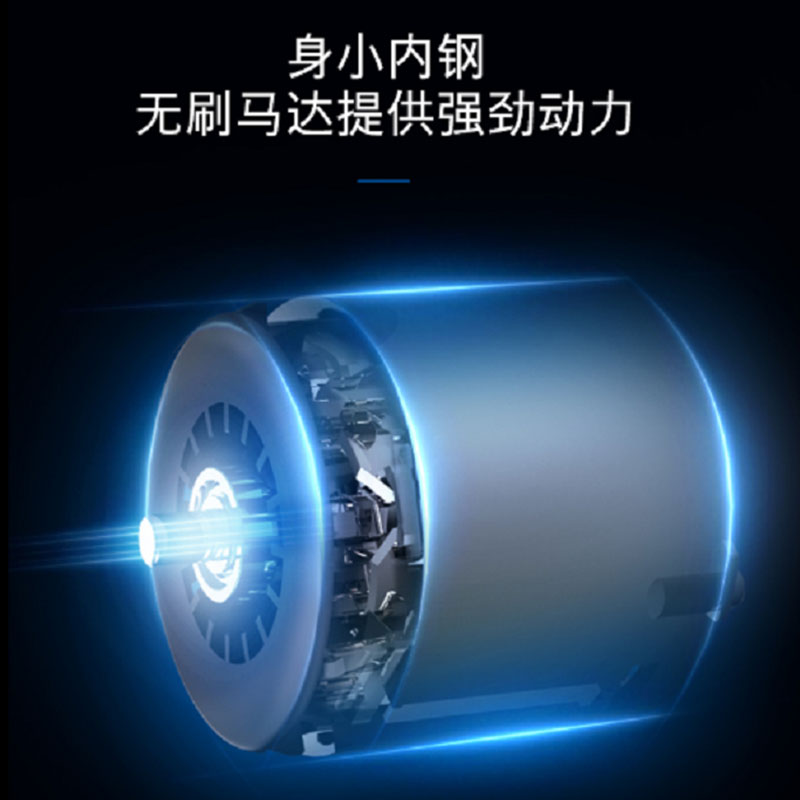 泉有 充电式锂电无刷角磨机(两电一充)高清大图