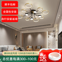 七只蚂蚁2020北欧LED卧室吸顶灯方形马卡龙灯具北欧主卧室灯轻奢创意个性ins家用房间led吸顶灯意式简约书房灯饰JH