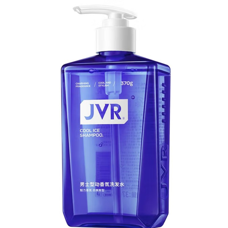 杰威尔(JVR) 男士型动香氛洗发水 持久留香清爽控油洗发露 370g*3瓶高清大图