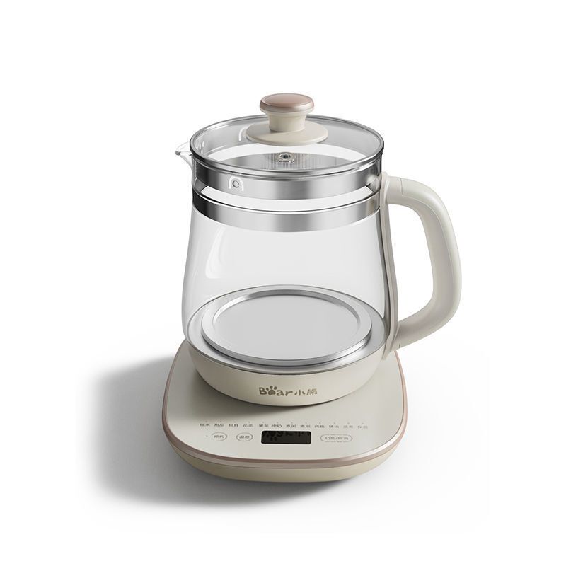 小熊(Bear) 养生壶 煮茶壶煮茶器电热水壶烧水壶 1.5L多功能恒温水壶花茶壶 YSH-D15Y1 滤网蒸笼配置