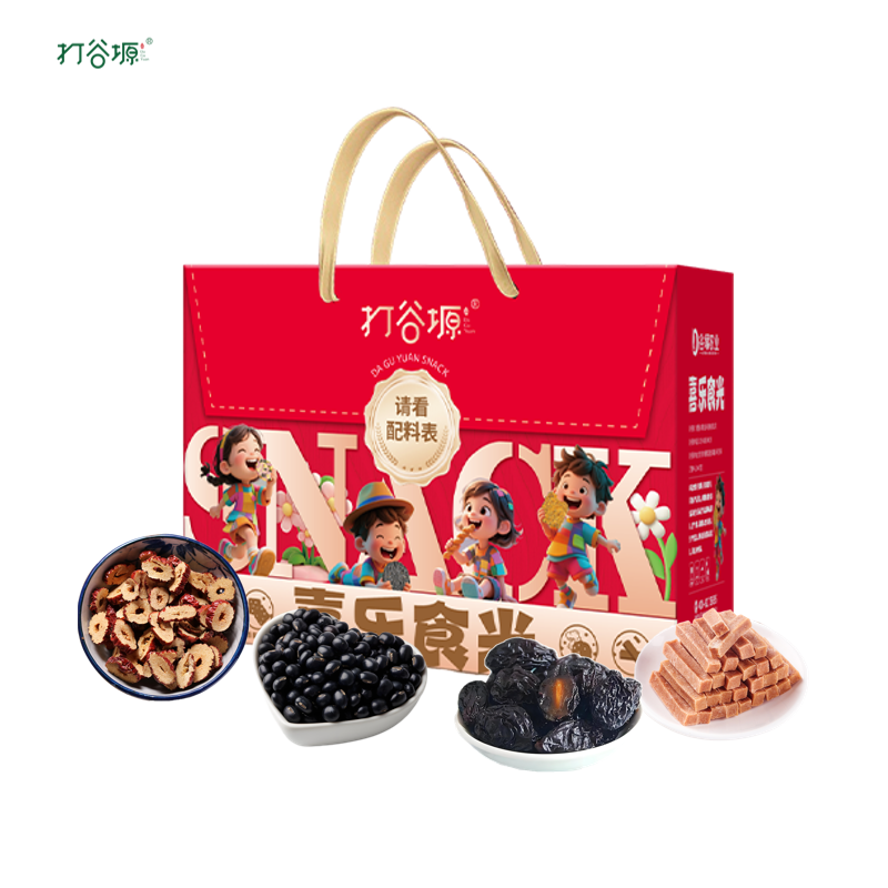 打谷塬喜乐食光零食大礼包980g/盒高清大图