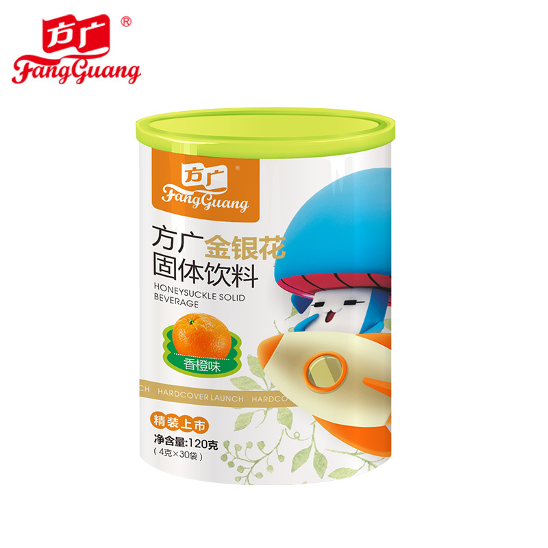 方广 冲调饮料 婴儿清火 金银花固体饮料 香橙味120g /盒装