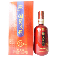 洋河镇佳洋股份出品 国瓷淡雅至尊窖藏 52度 浓香型白酒 480ml 单瓶装