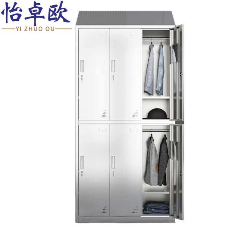 怡卓欧不锈钢衣柜二门高清大图
