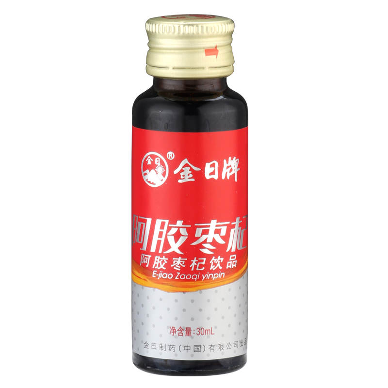 金日 阿胶枣杞饮品口服液30mlx16瓶 礼盒装