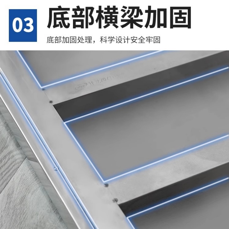 铭思达不锈钢置物架高清大图