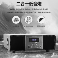 现代 HYUNDAI 家庭影院音响组合KTV套装 模拟5.1音响设备客厅电视家用壁挂落地 H1家影+万利达麦克风vt10