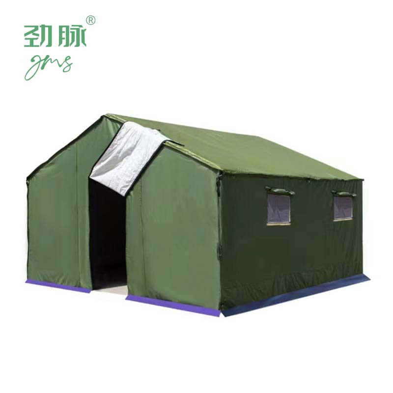 劲脉 户外救灾帐篷 无地梁-3*4 顶高清大图