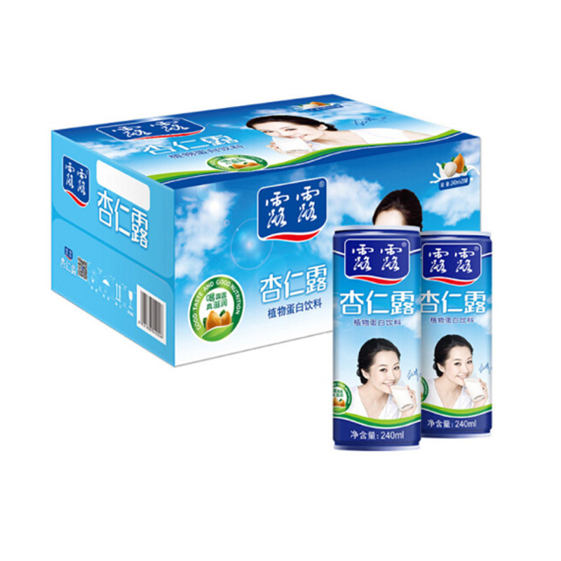 首福 露露经典款杏仁露240ml*20罐 整箱 植物蛋白饮料