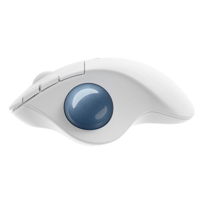 罗技(Logitech)ERGO M575无线轨迹球鼠标优联笔记本电脑绘图鼠标M570 无线蓝牙鼠标 白色