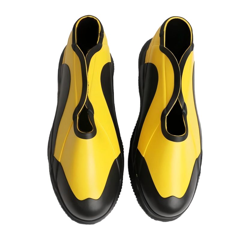 亮刃 耐压胶鞋鞋套 黄黑 双高清大图