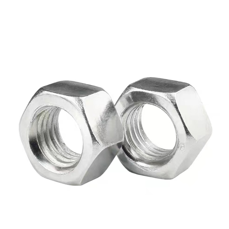 立伟铁牛铜镀镍螺母5mm 100个/包高清大图