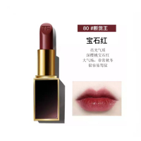 [玫瑰礼盒]TF 黑管口红80# 燃情红棕 经典奶油质地