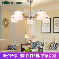 雷士照明NVC全铜吊灯客厅灯具别墅大厅复古浪漫温馨卧室灯饰吊灯