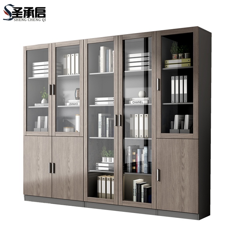 圣承启 办公书柜 组合台高清大图