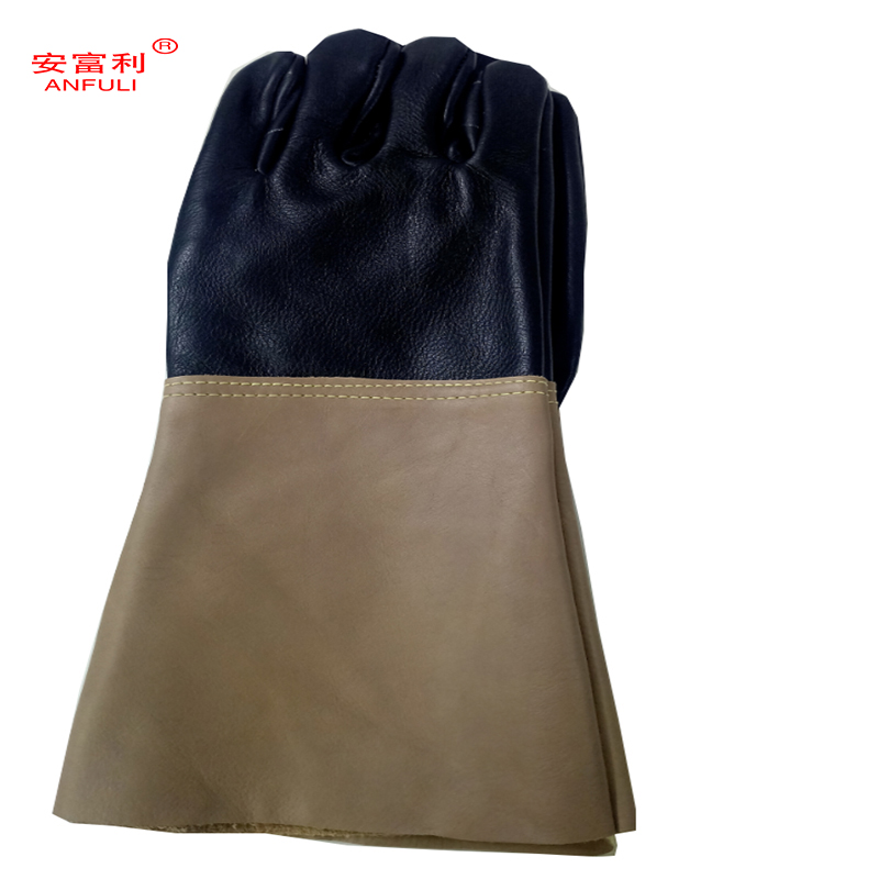 安富利拼色长皮手套 均码/双高清大图