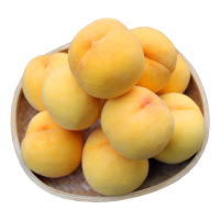 [五个农民]山东沂蒙山黄毛桃4.5斤装 新鲜脆甜 泡沫网托包装