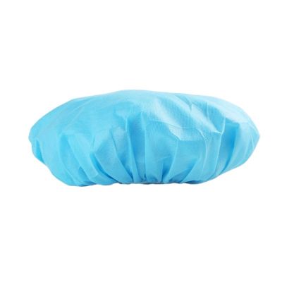 蔚岸一次性帽子头套无纺布厨师帽医生防尘卫生食品帽餐饮网帽厨房用帽22寸100只/包（22寸）