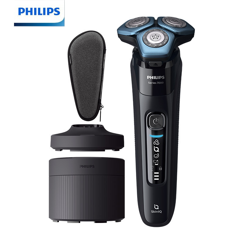 飞利浦(PHILIPS)电动剃须刀李现同款全新5系智能感应刮胡刀SU5799[敏感肌适用] 7系高配款 配无线清洁中