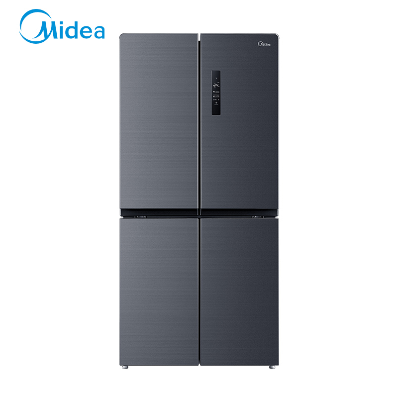 美的(Midea)BCD-446WTPZM(E) 446升十字对开门 一级能效 智能操控风冷无霜家用冰箱