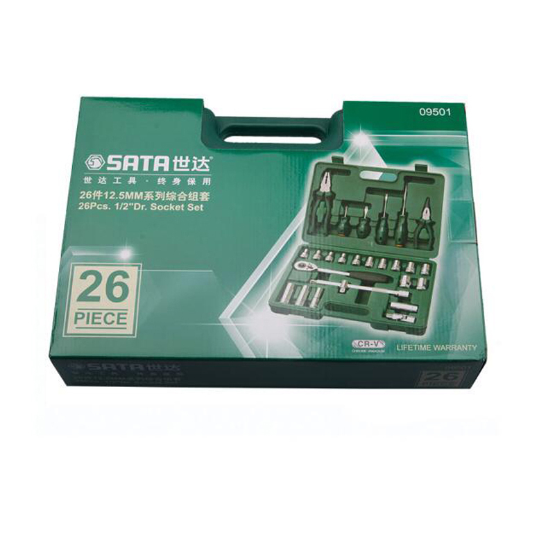 工具库 世达SATA 26件套综合性组套工具 09501