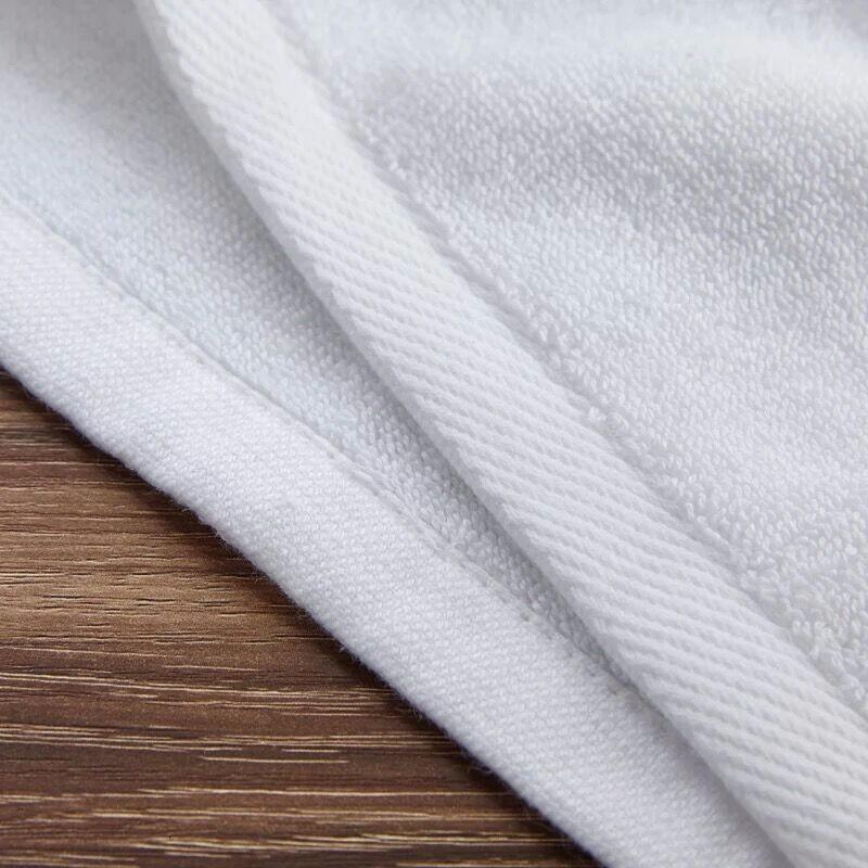 棉质白色小方巾3030克重40