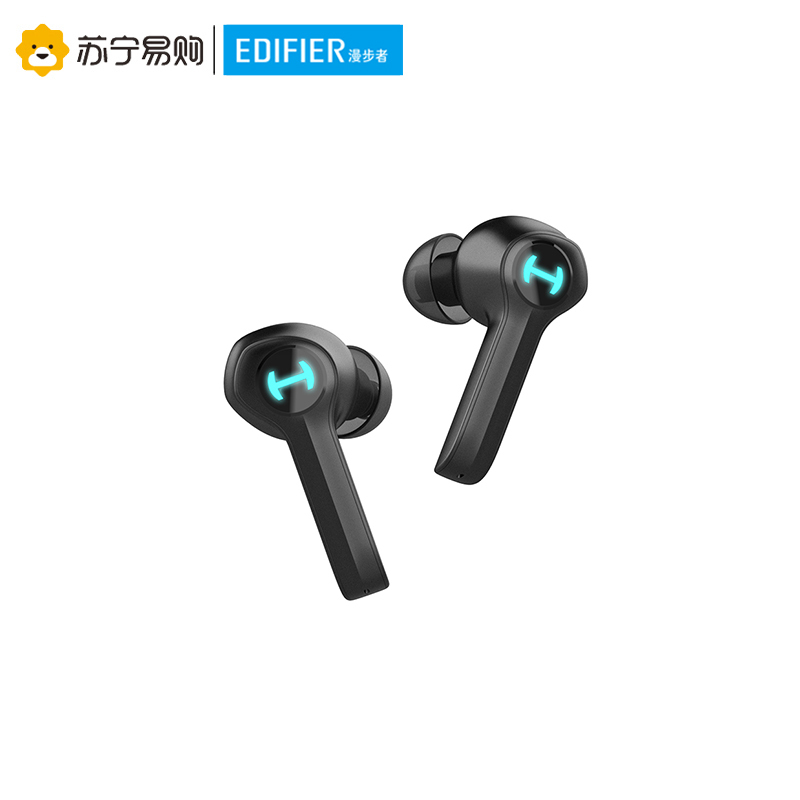 Edifier/漫步者 HECATE GM4蓝牙耳机双耳 真无线TWS入耳式游戏音乐运动耳麦 防水 黑色