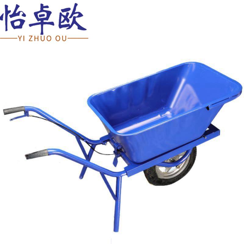 怡卓欧 独轮翻斗车手刹+实心轮个