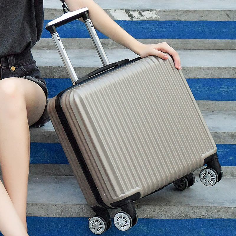 拉杆箱行李箱女小型18寸登机箱子密码箱皮潮男旅行箱韩版轻便20寸图片