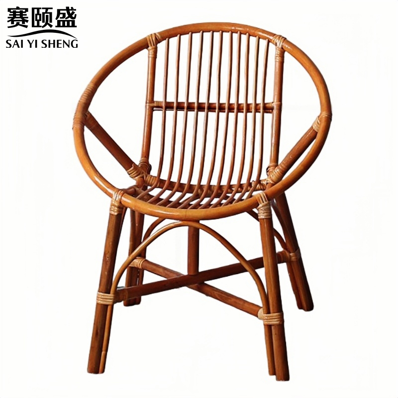 赛颐盛 圆口藤椅610*350*700mm把