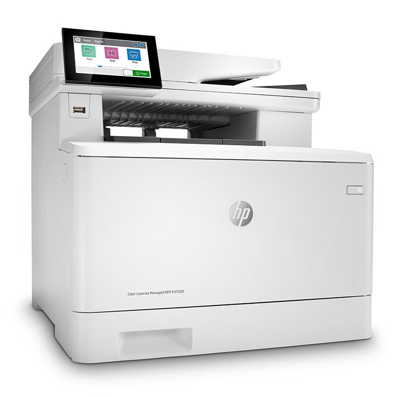 惠普(HP) MFP E47528f A4彩色激光多功能一体机打印扫描复印传真 自动双面