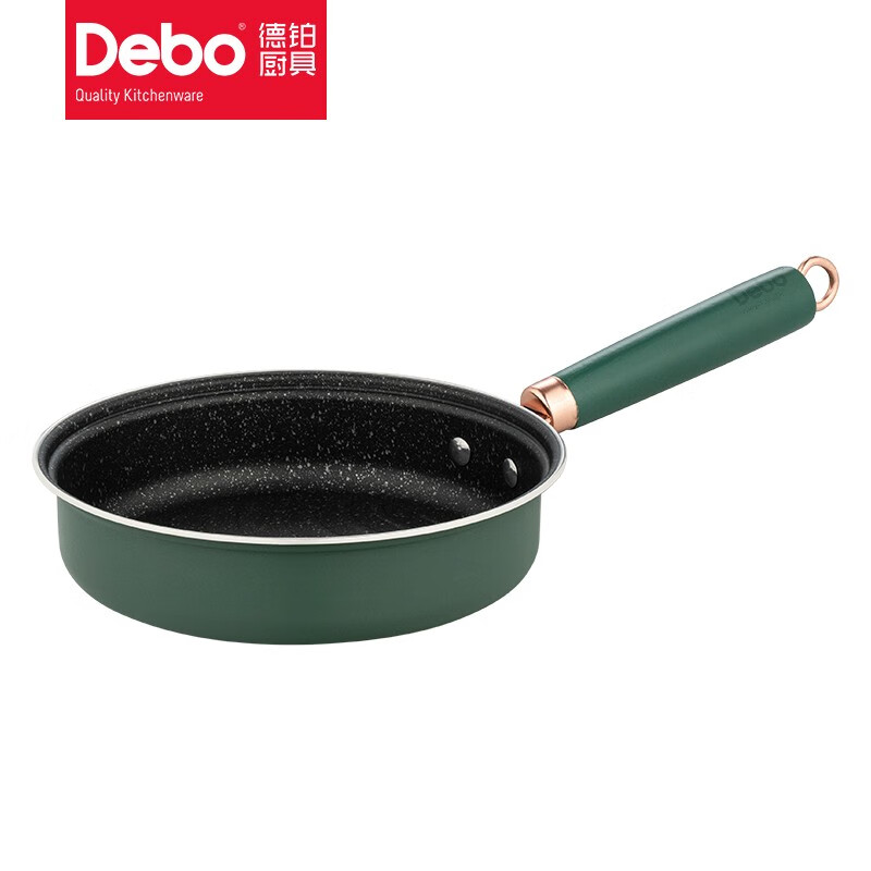 德铂(Debo)斯塔克3件套装精铁汤锅煎锅炒锅32cmDEP-835高清大图