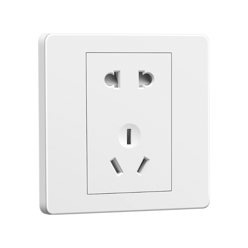 公牛(bull)五孔插座10A250V86×86防脱