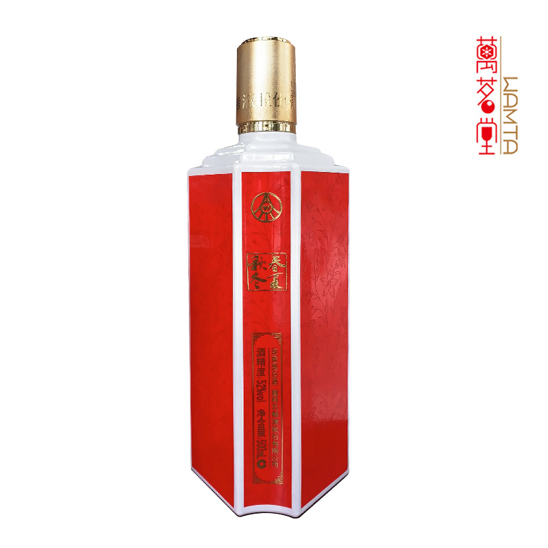 52度春夏秋冬五福吉运酒 浓香型白酒 500mL*5整箱礼盒装高清大图