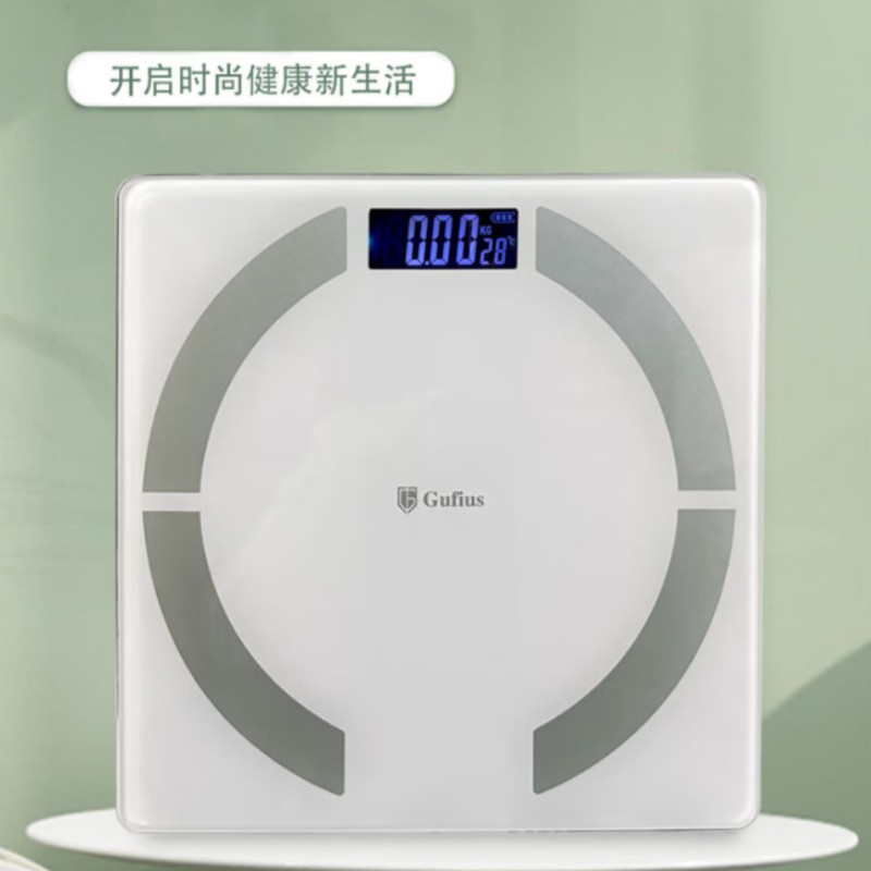古菲斯Gufius子秤体脂秤体重秤GFTZ-8028 白色高清大图