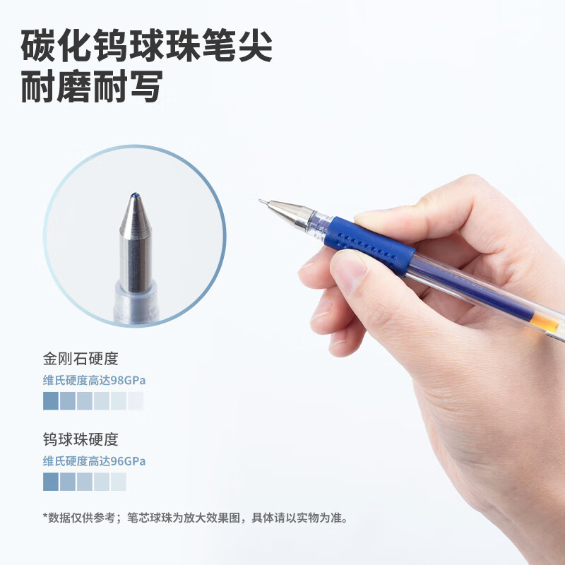 晨光(M&G)MG-6102中性替芯 20支/盒黑色0.5mm中性笔芯 签字笔替芯 水笔芯(Q7/6600适用)