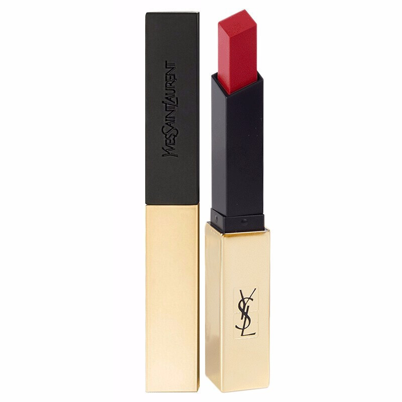 圣罗兰YSL 全新小金条21号色细管唇膏口红2.2g 哑光持久显色 21#复古正红高清大图