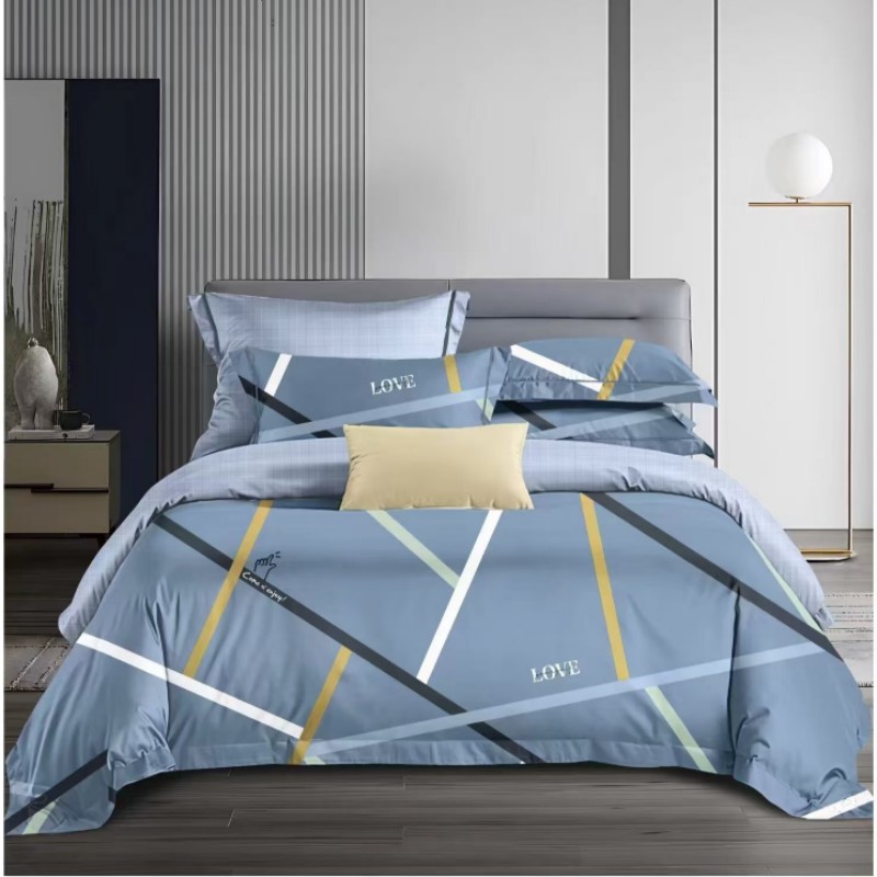 安琪尔多轮颂三件套蓝160*210套