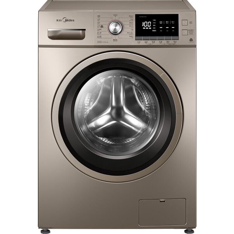 美的（Midea）滚筒洗衣机全自动 10kg大容量 BLDC电机MG100Q31DG5