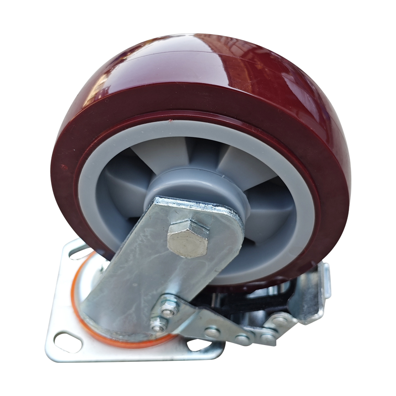 嘉禾宜茂 万向轮 聚氨酯带刹车3寸 个高清大图