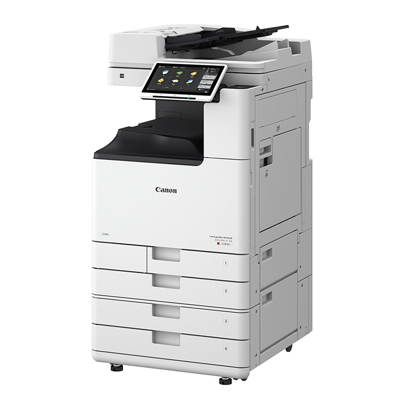 佳能(Canon)彩色复合机IR ADV DX C3835+ 双面同步输稿器+标配双纸盒+原厂工作台+鞍式分页装订