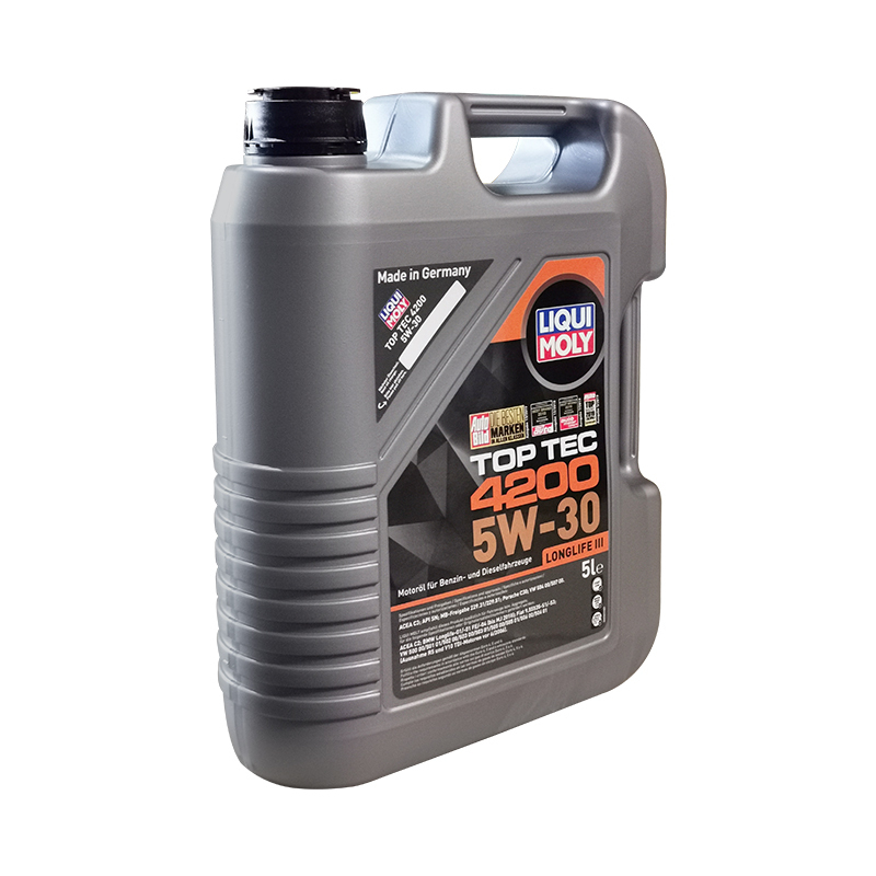 力魔(LIQUI MOLY) 顶技4200 全合成机油 5W-30 C3 SN 5L 德国原装进口
