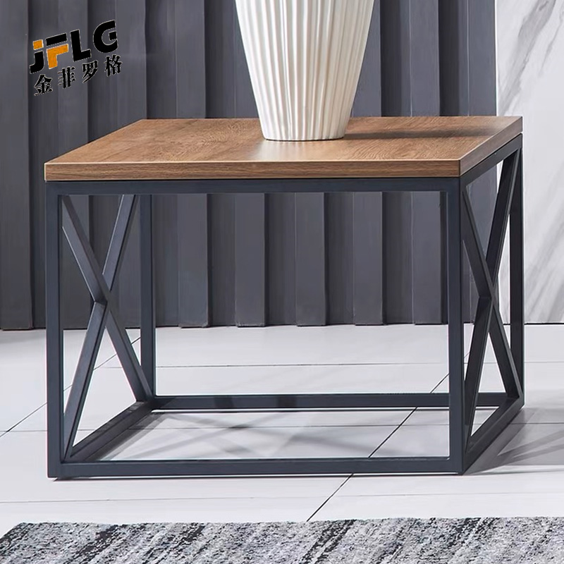 办公室沙发简约现代售楼部大堂会客厅休闲接待商务区沙发茶几组合 60*60方茶几