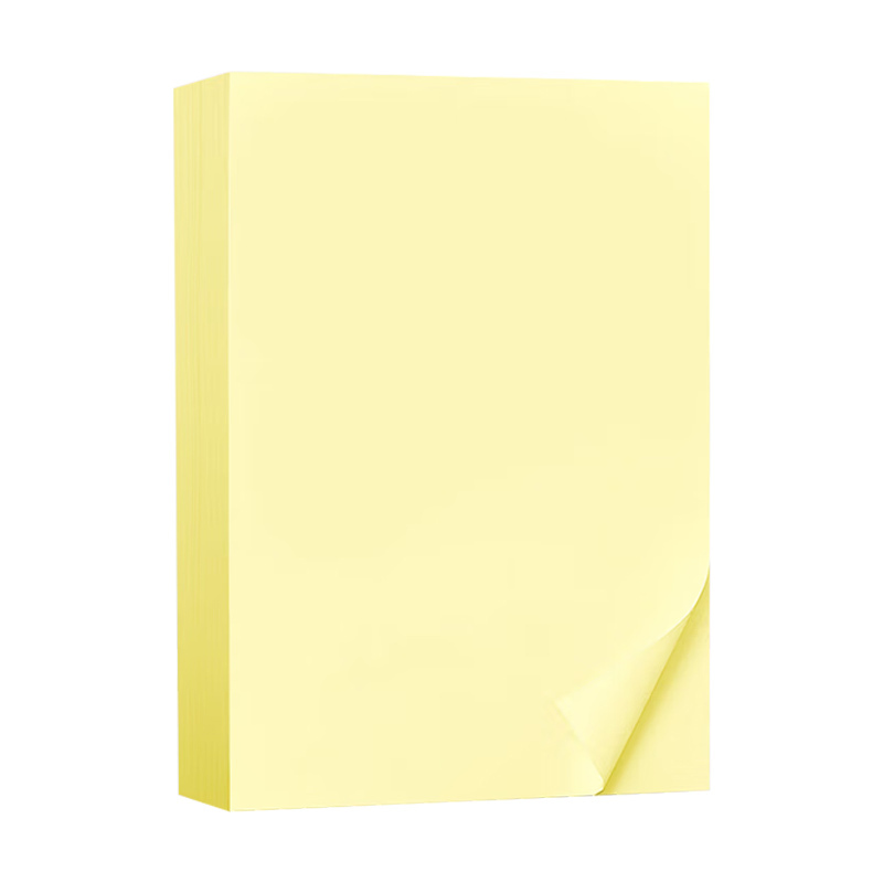 奥驰 彩色复印纸70g黄色 A4 100张/包高清大图