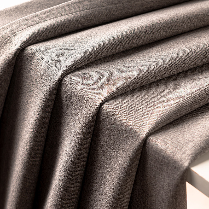 采馨定制窗帘2026新款卧室办公室挡帘现代简约免打孔遮光帘高清大图